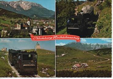Ansichtskarte Puchberg - Hochschneeberg, Mehrbildkarte